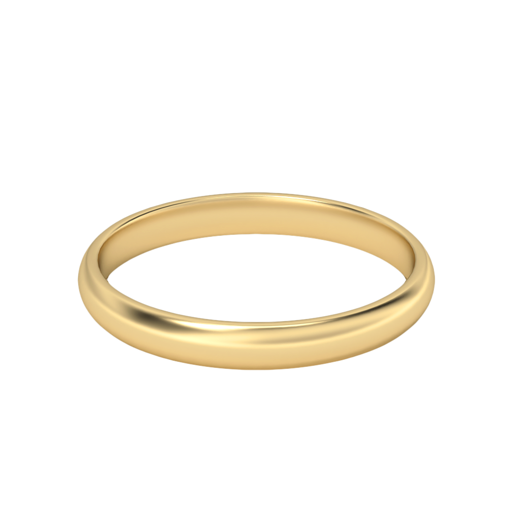 Athens-18K Yellow Gold-2.5 mm / Classic